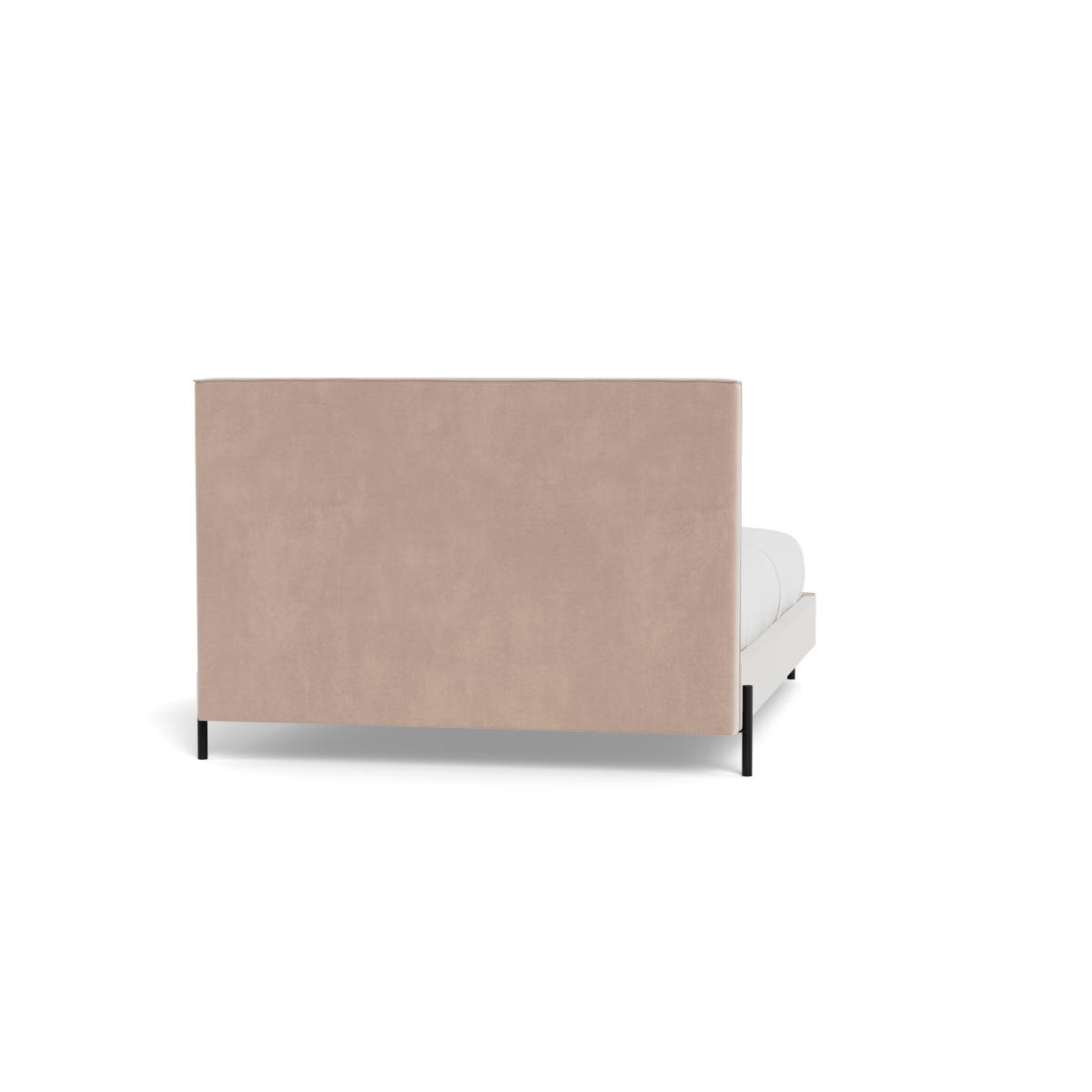 Heal's Tortona Super King Bed Smart Velvet Pebble Black Feet – image 6