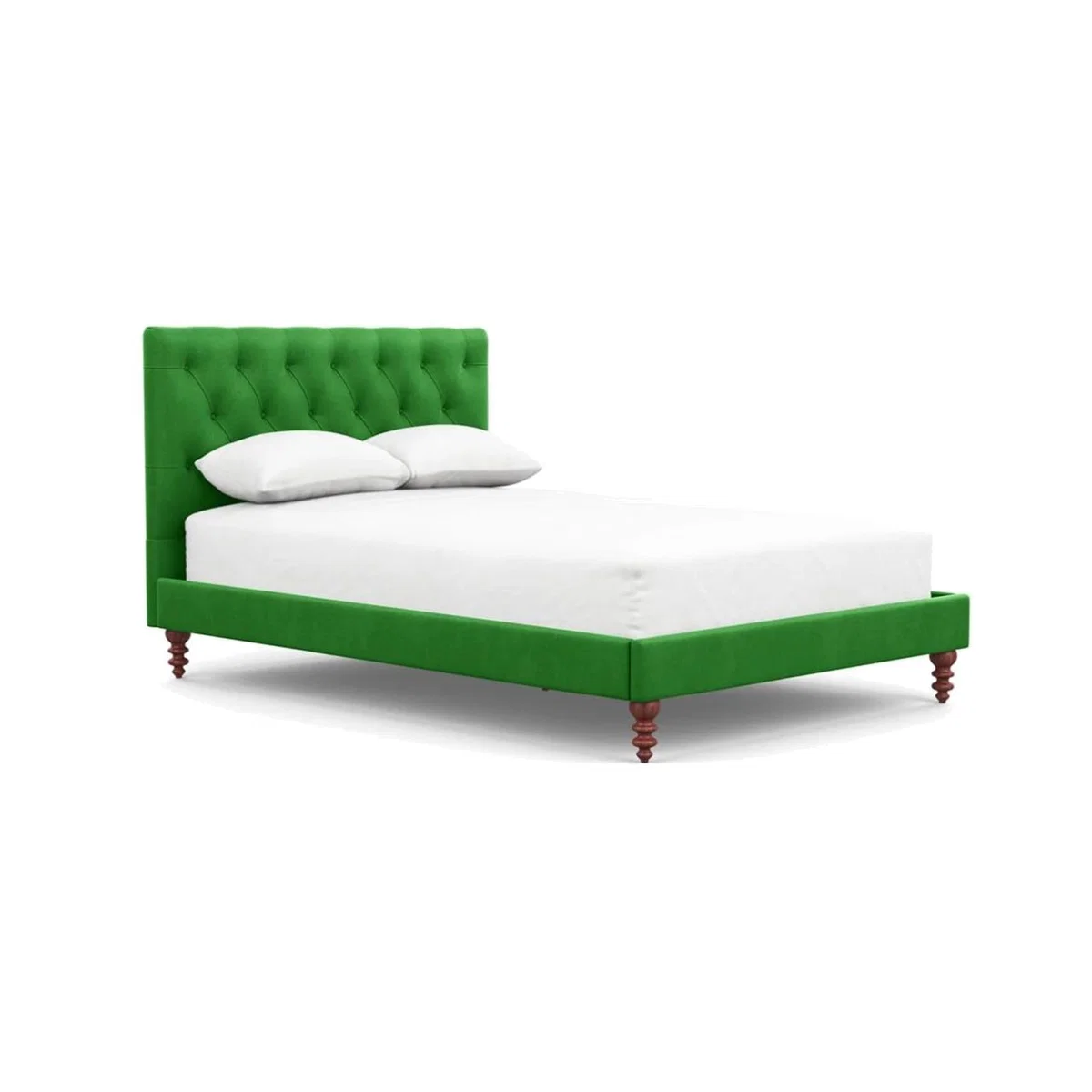 Heal's Balmoral Bedstead Super King Melton Wool Granite - Heal's UK Bedroom Furniture – image 1