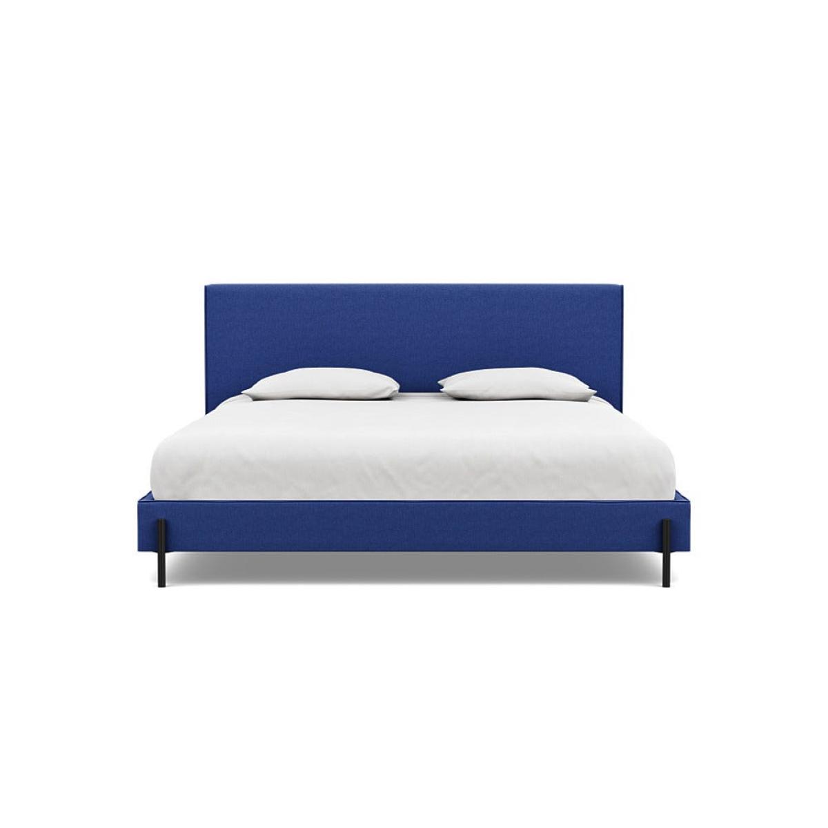 Heal's Tortona Super King Bed Brushed Cotton Cobalt Black Feet – image 2
