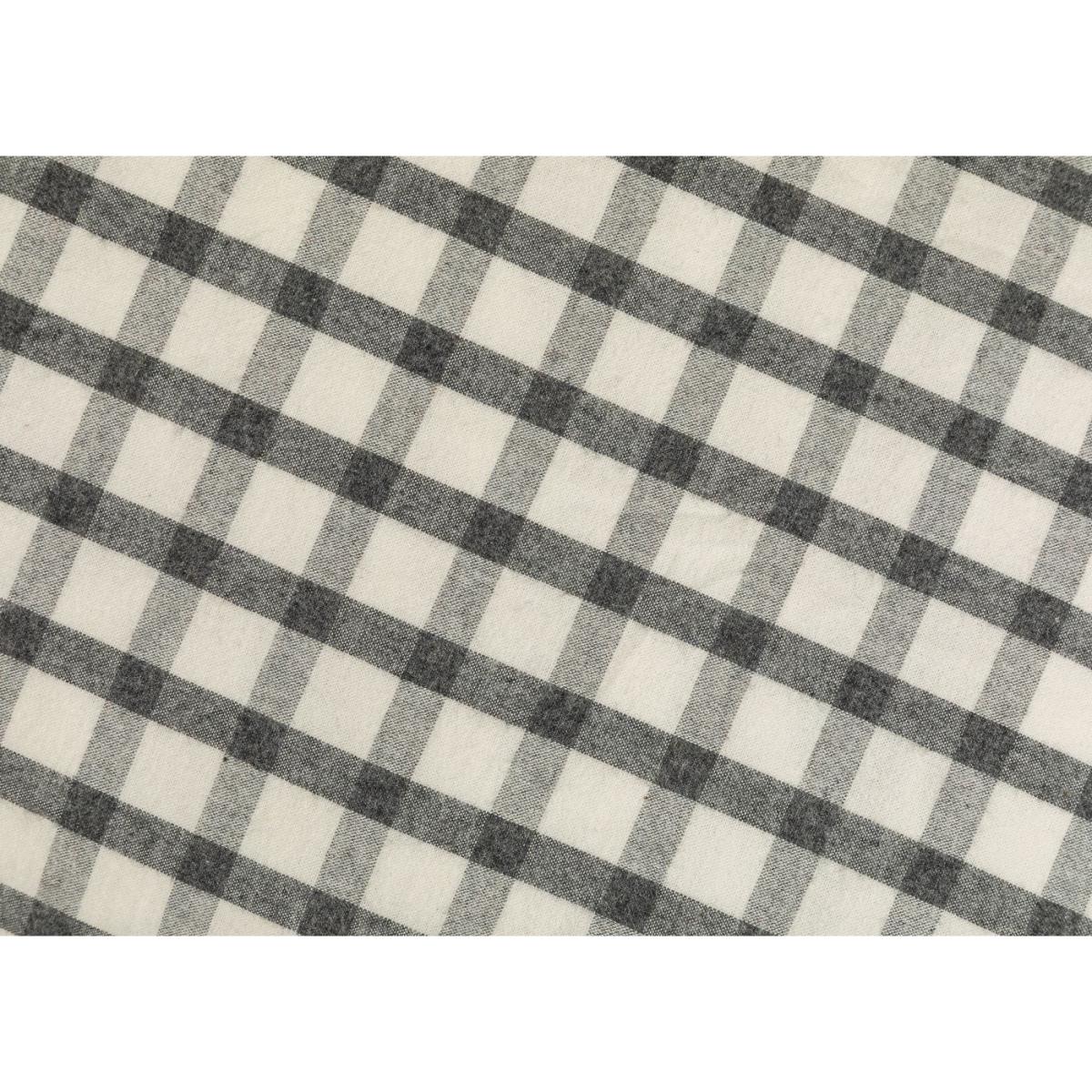 Heal's Organic Recycled Check Black/White Bed Linen Set Super King – image 3
