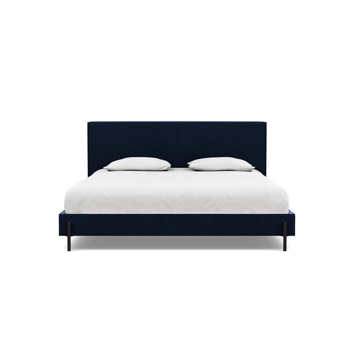 Heal's Tortona Super King Bed Smart Velvet Dusk Black Feet – image 2