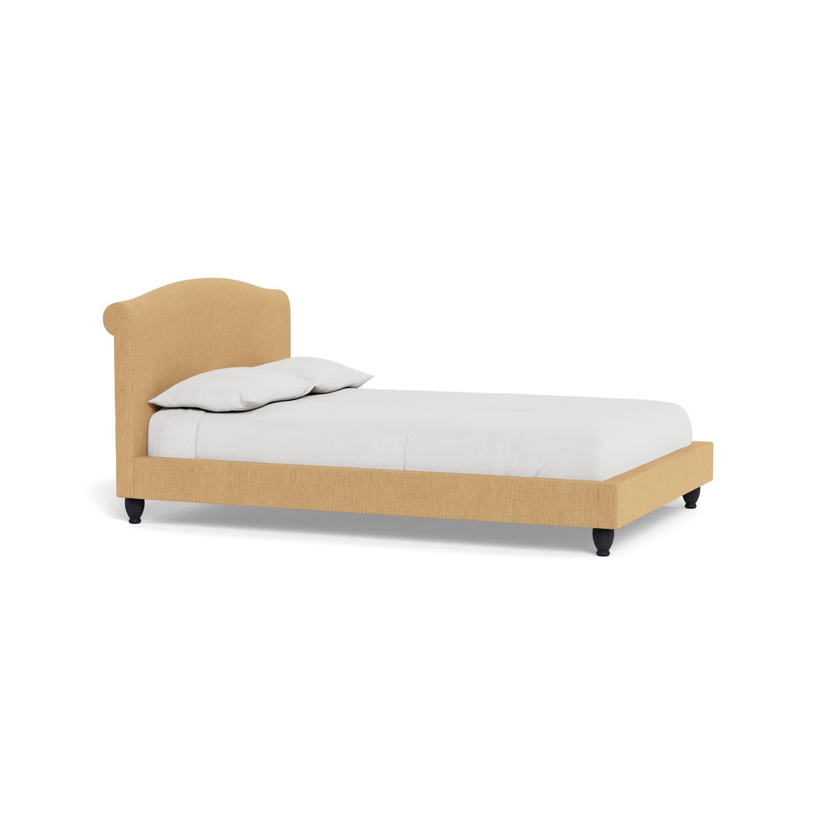Heal's Devon Super King Bed Smart Linen Mix Sand Natural Beech Feet – image 3