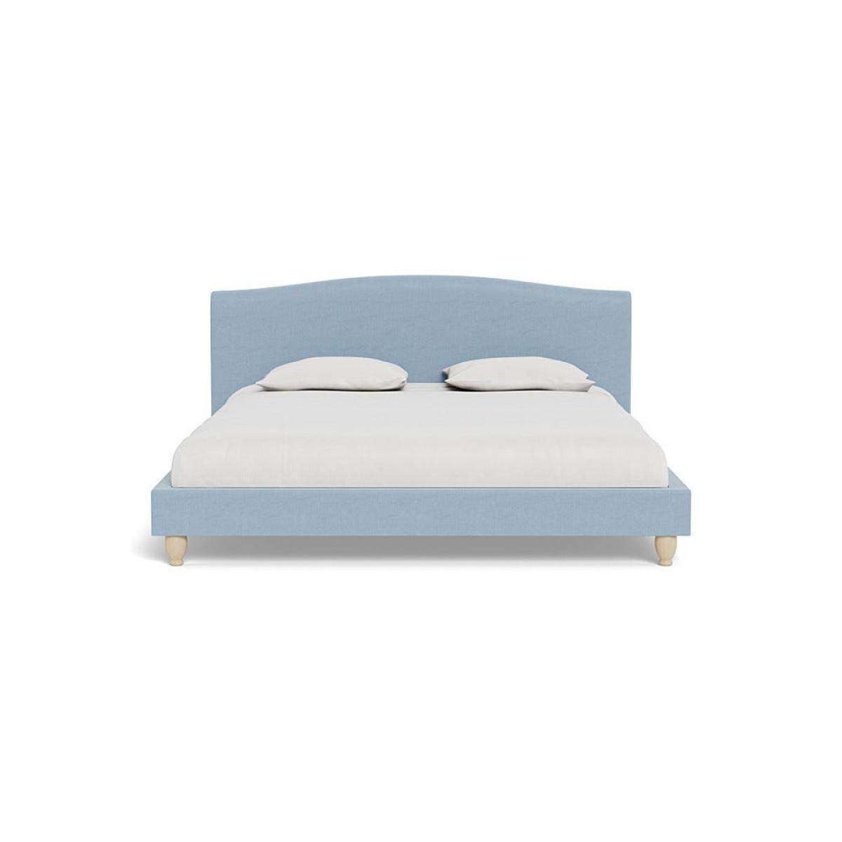 Heal's Devon Super King Bed Capelo Linen-Cotton Sea Shanty Natural Beech Feet – image 2