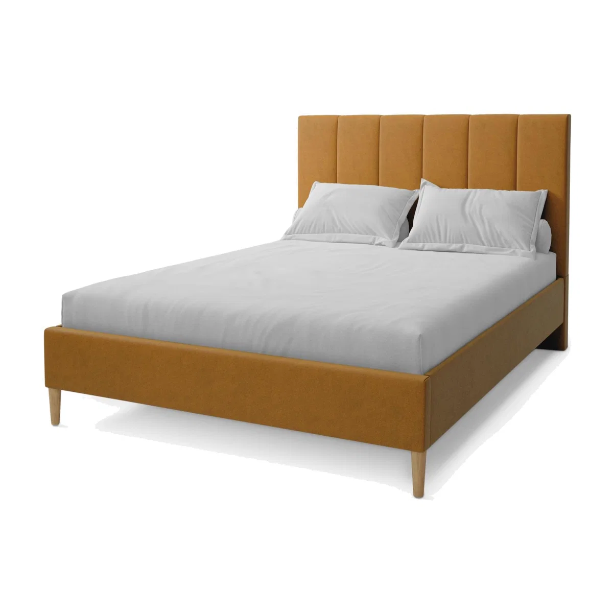 Koti Home Avon Upholstered Bed Frame, Super King Size