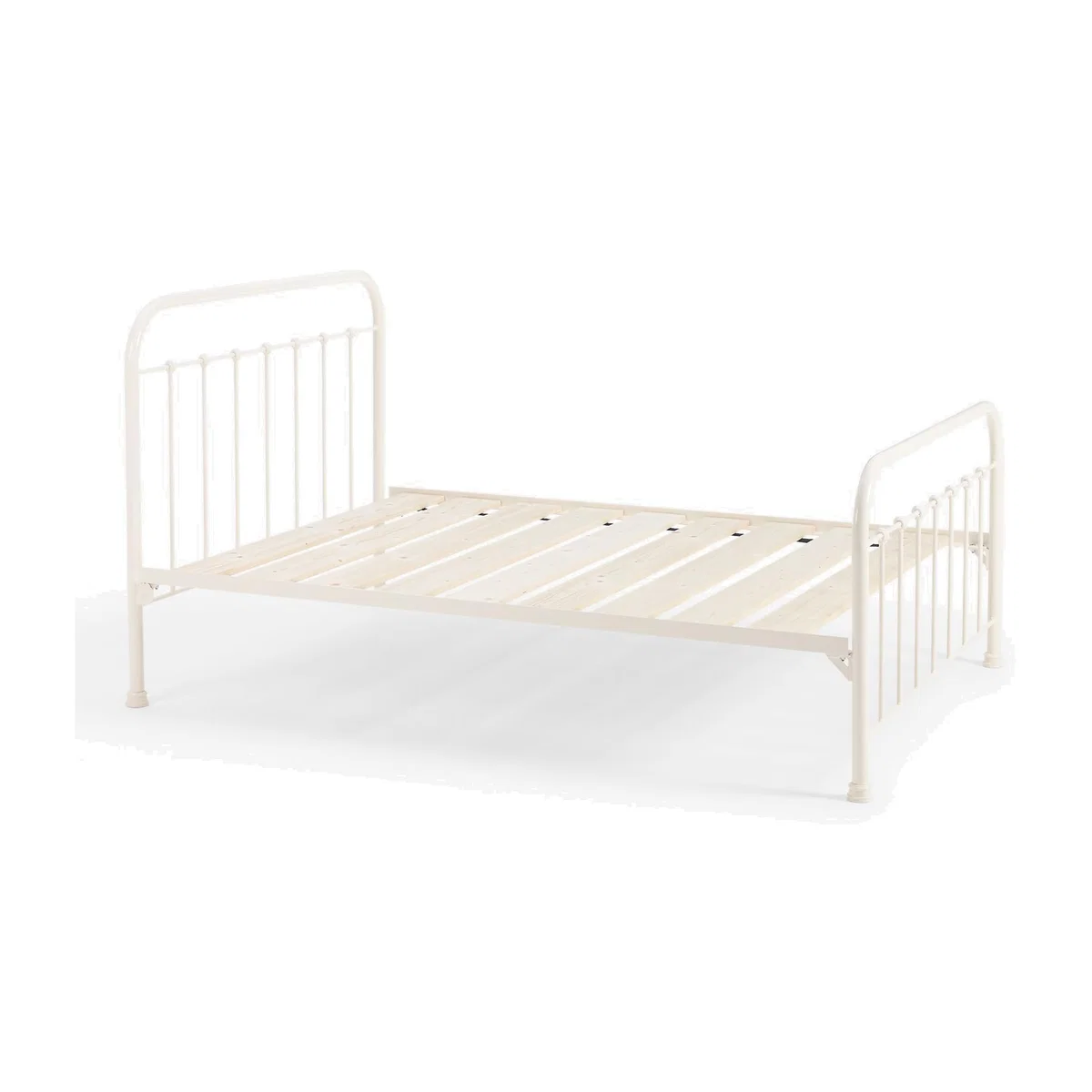 Wrought Iron And Brass Bed Co. Edward Slatted Bed Frame, Super King Size – image 1