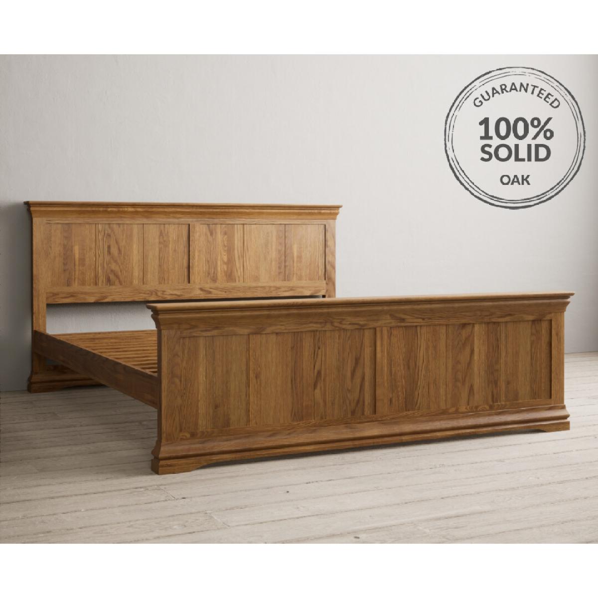 Burford Rustic Solid Oak Super King-Size Bed – image 2