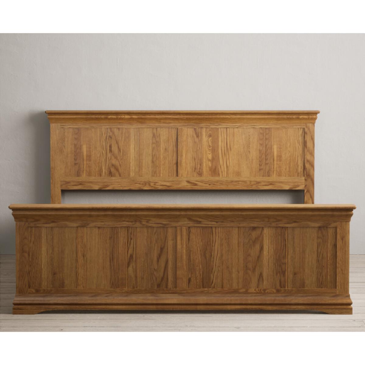 Burford Rustic Solid Oak Super King-Size Bed – image 3