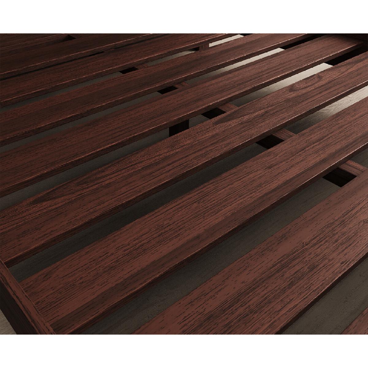 Dakota Dark Acacia and Metal Super King Bed – image 6