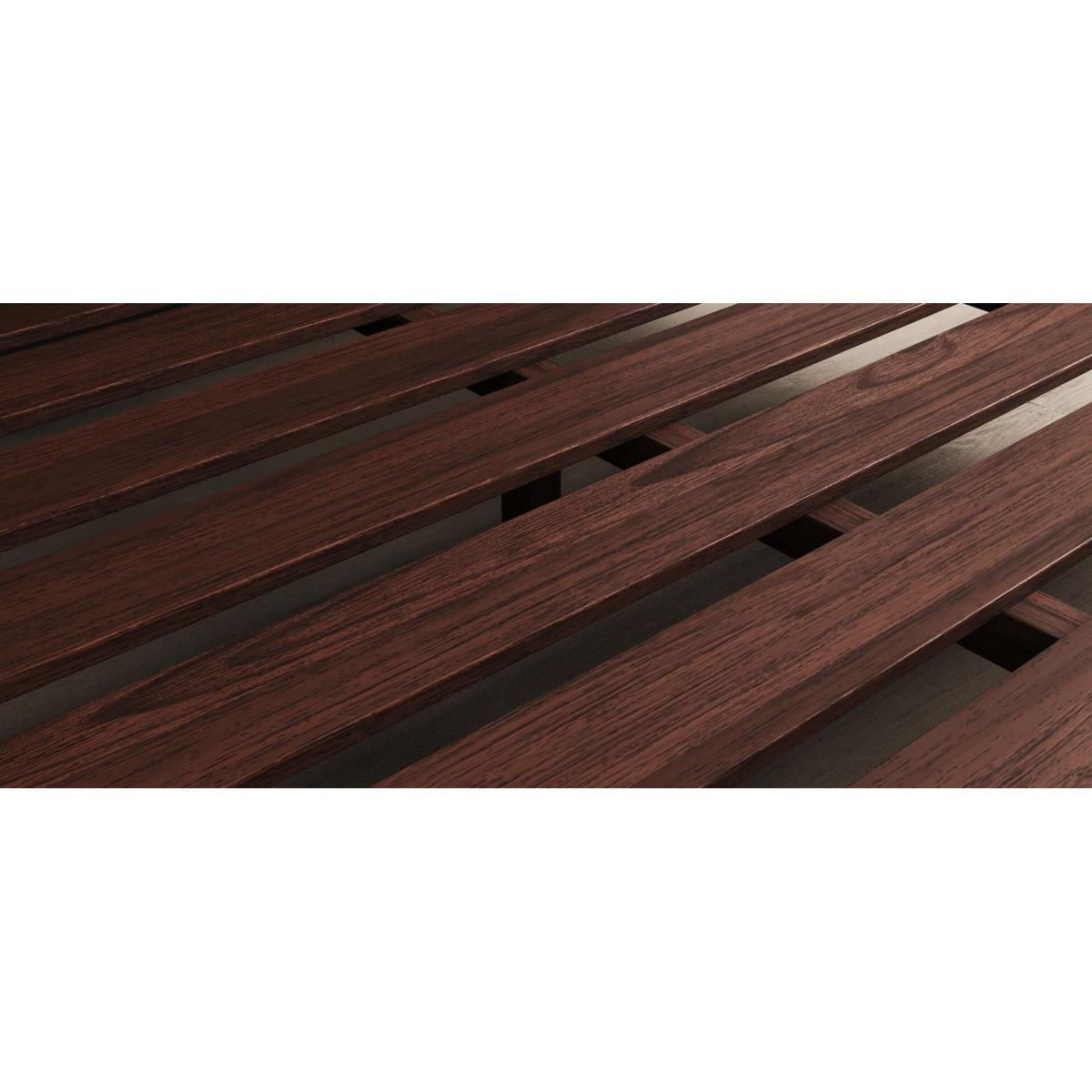 Dakota Dark Acacia and Metal Super King Bed – image 7