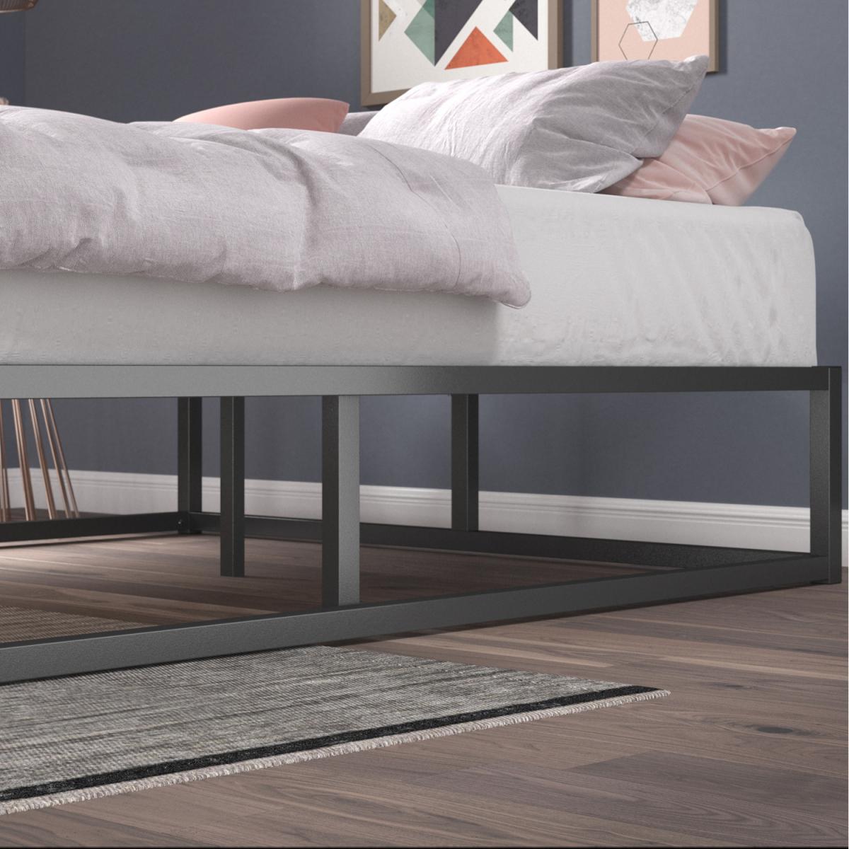 Joseph Metal Bed Frame - Black / Superking – image 3