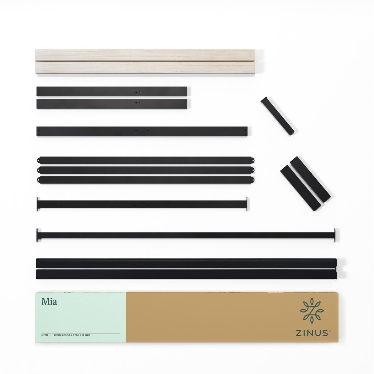 Mia Metal Bed Frame  - Black / Superking – image 11