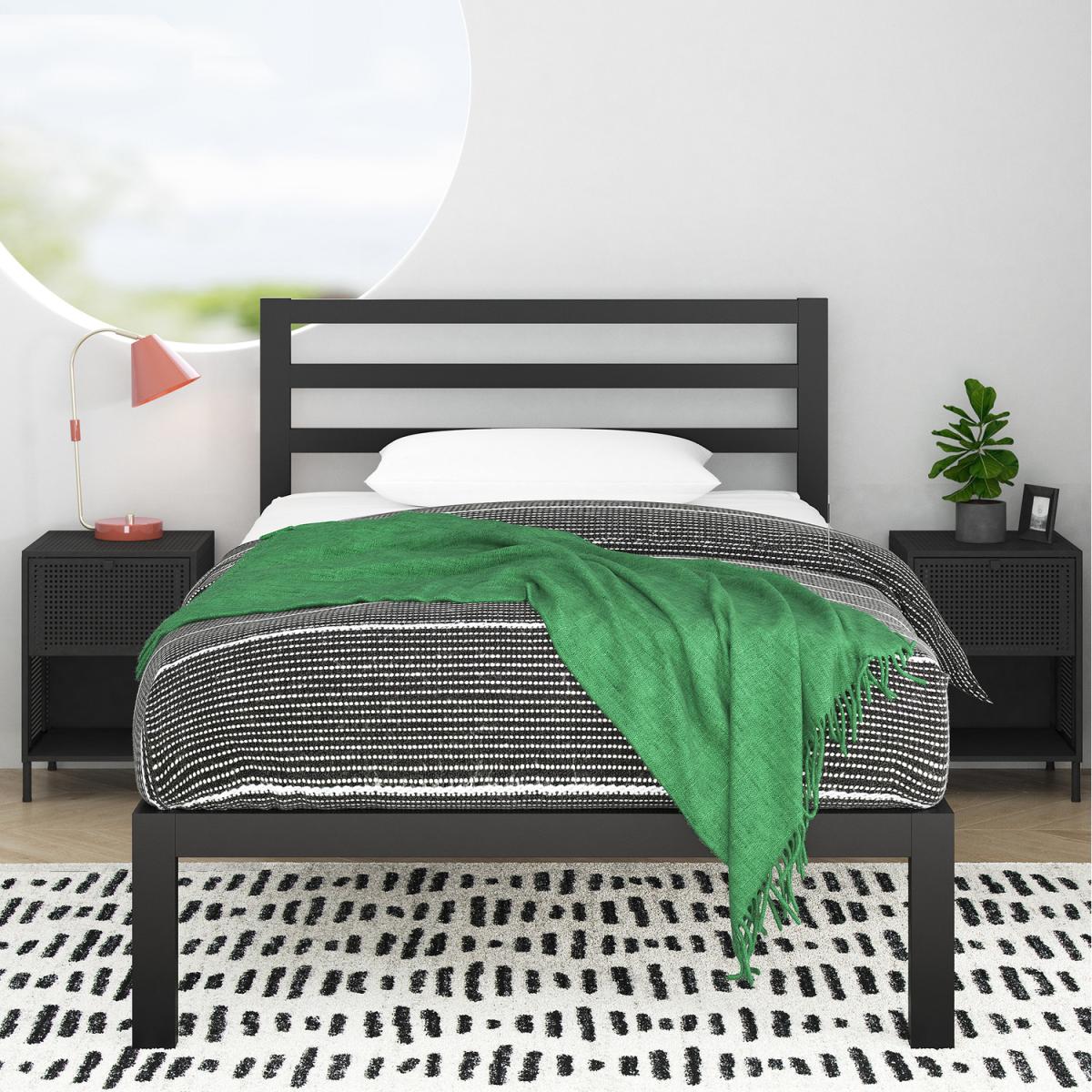 Mia Metal Bed Frame  - Black / Superking – image 19