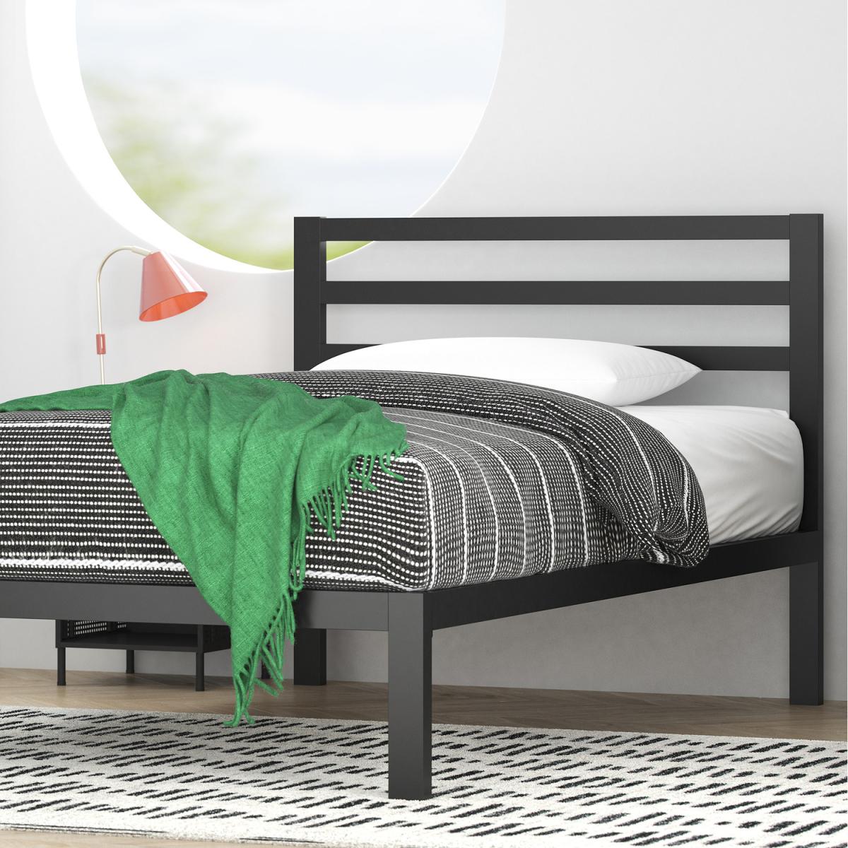 Mia Metal Bed Frame  - Black / Superking – image 20