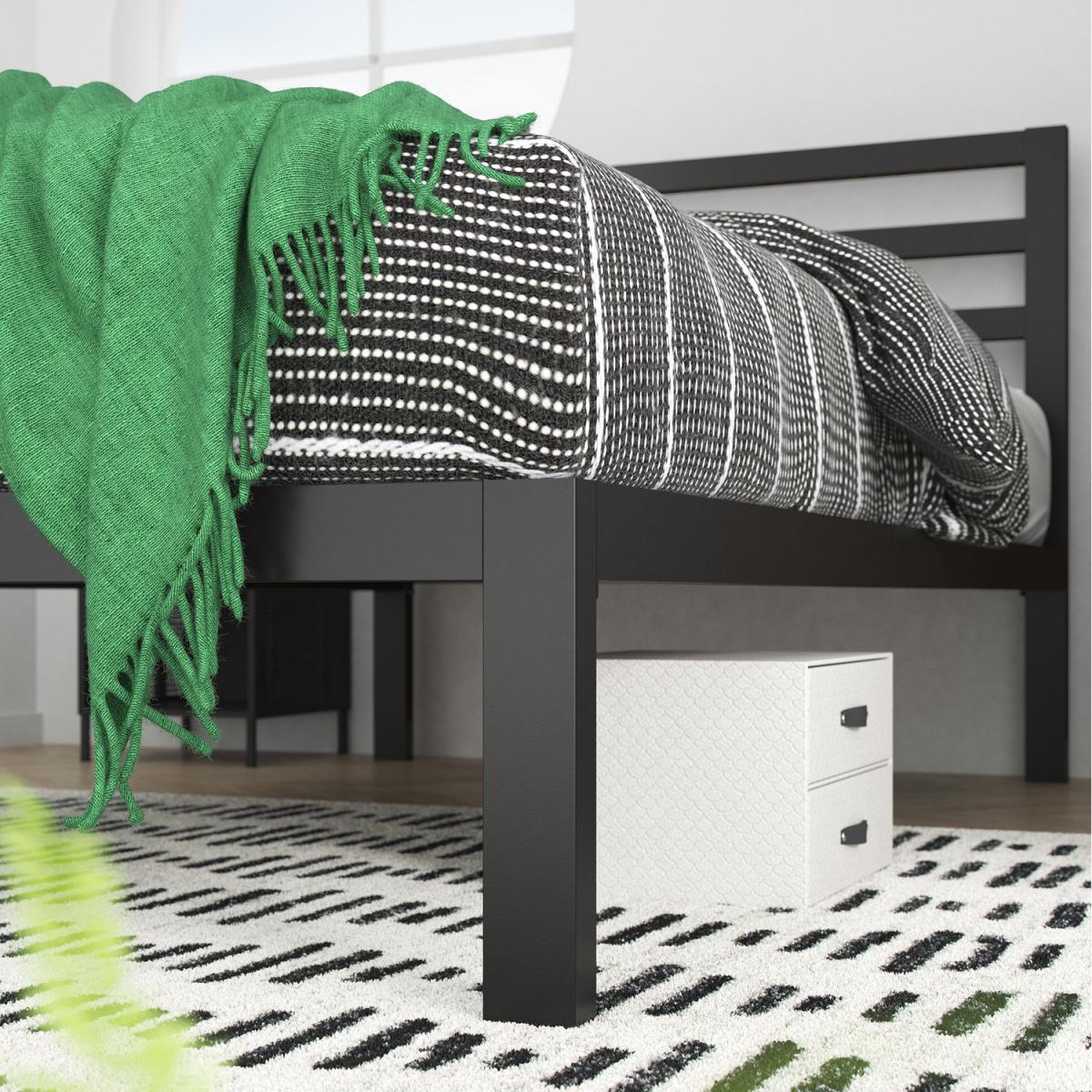Mia Metal Bed Frame  - Black / Superking – image 21