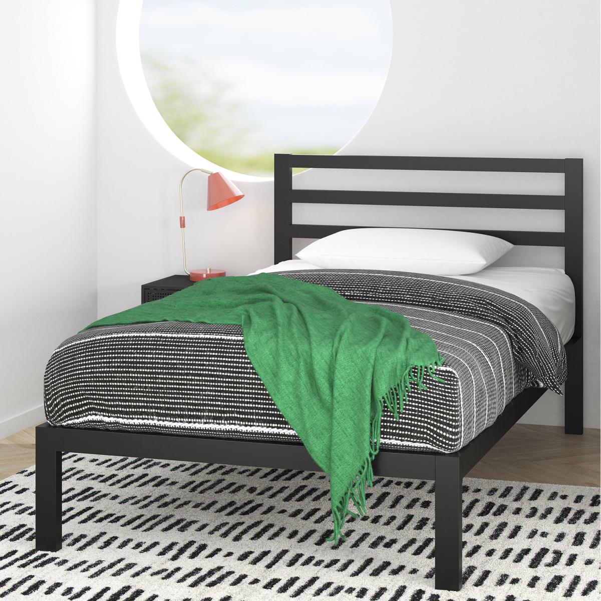 Mia Metal Bed Frame  - Black / Superking – image 24