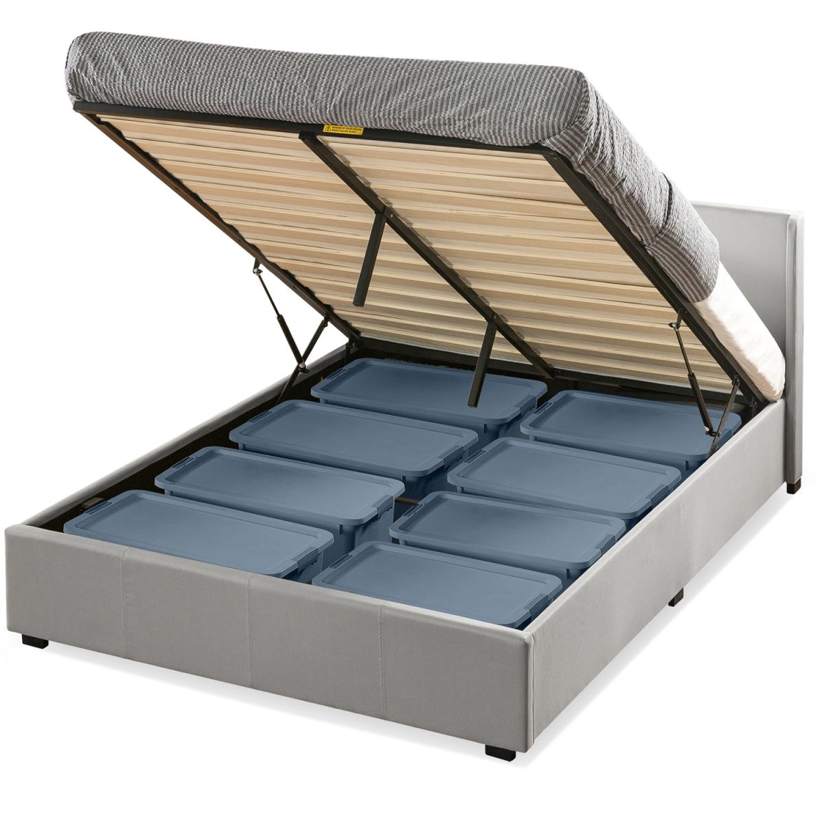 Maddon Ottoman Storage Bed - Grey / Superking – image 5