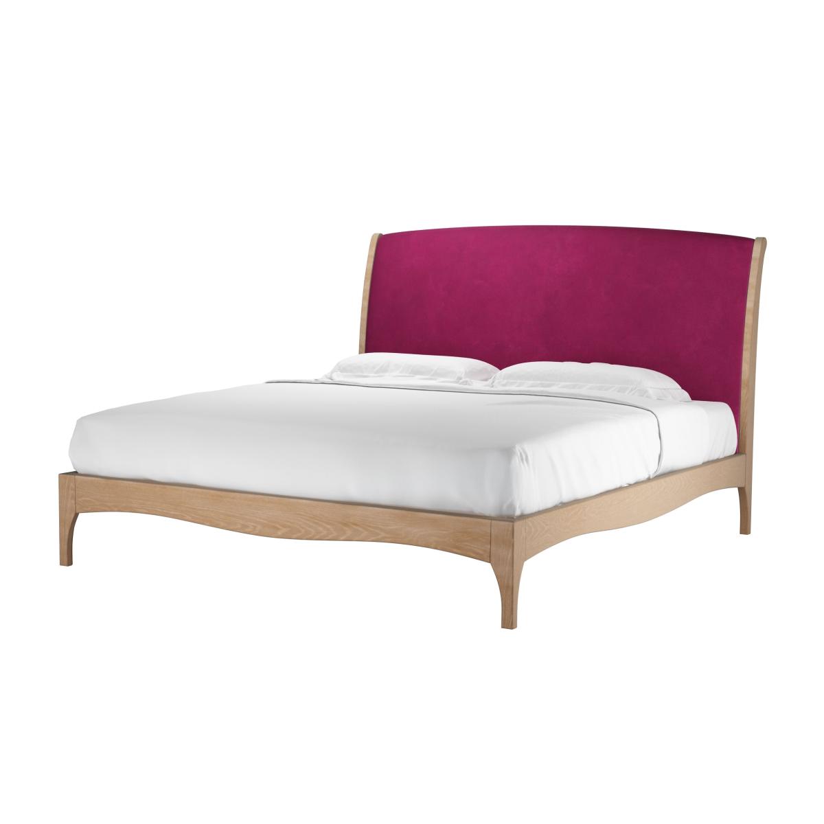 Emilia Super King Bed in Persian Rose Smart Velvet – image 1