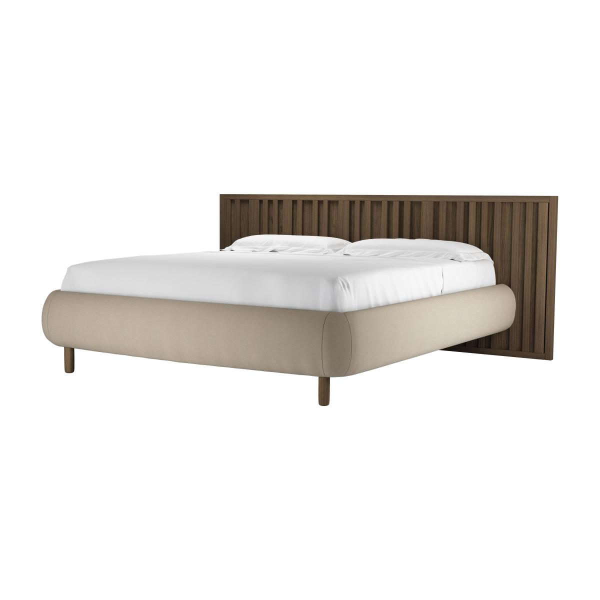 Florence Super King Bed in Pennine Stone Organic Smart Cotton – image 1
