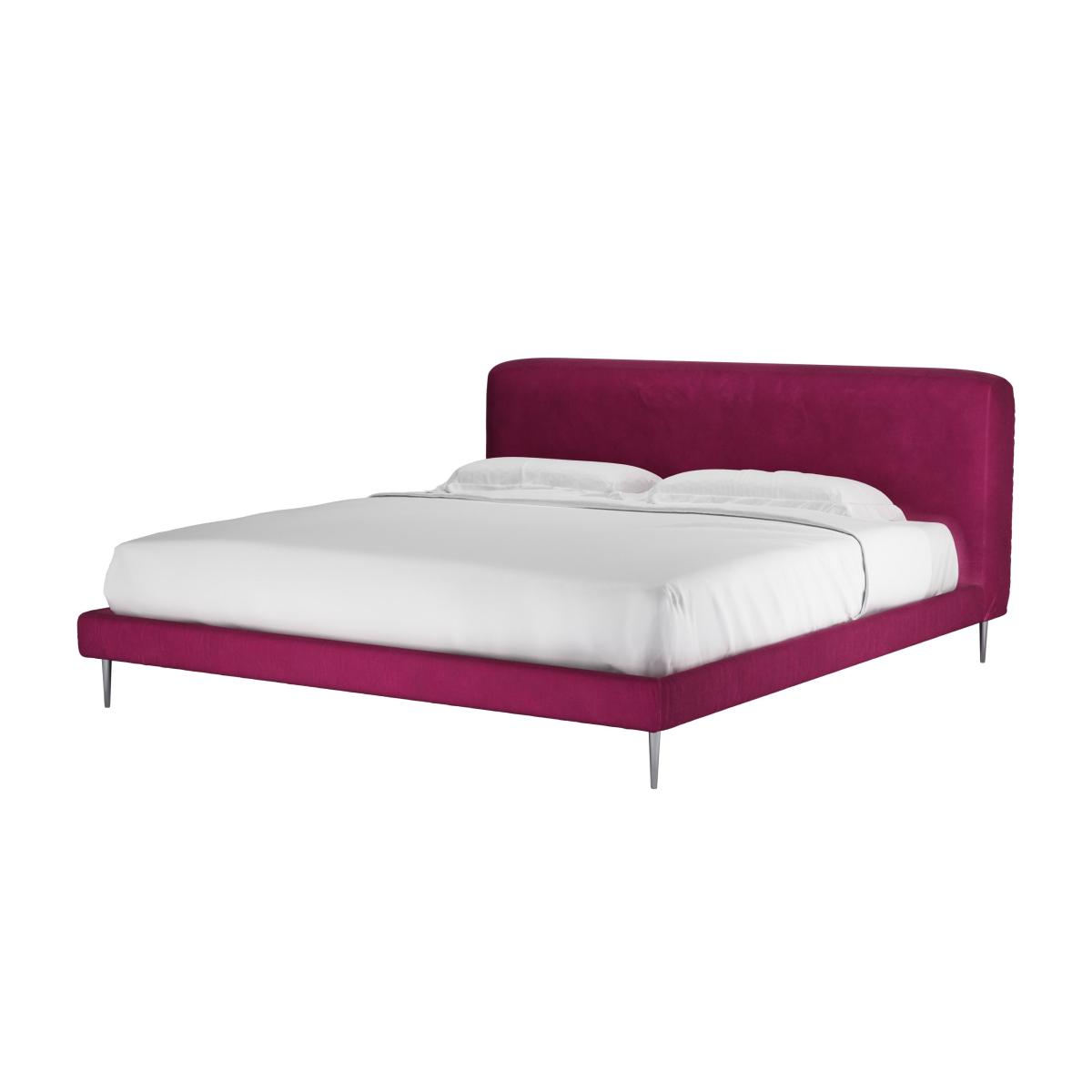 Lucy Super King Bed in Persian Rose Smart Velvet – image 1