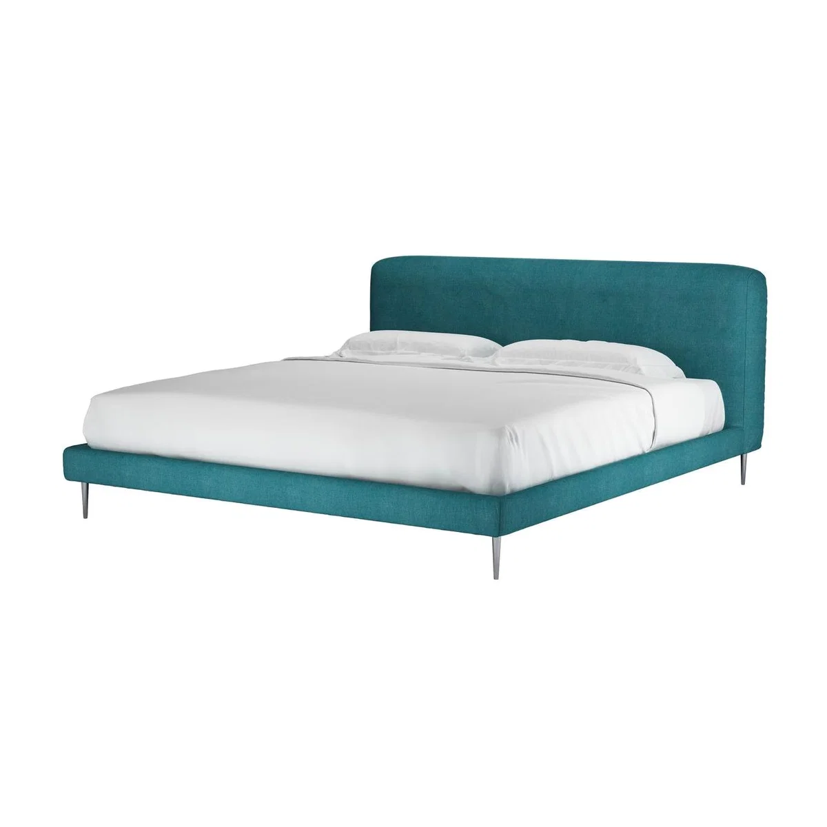 Lucy Super King Bed in Maldives Easy Cotton - sofa.com – image 1
