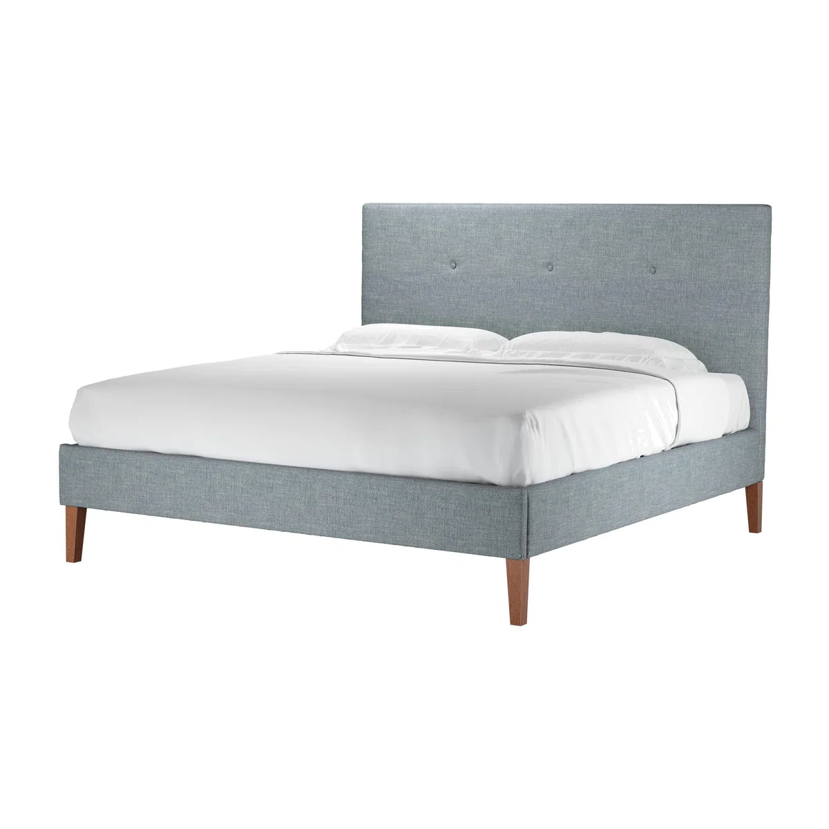 Avery 130cm Super King Bed in Cornflower Silky Jacquard Weave - sofa.com – image 1