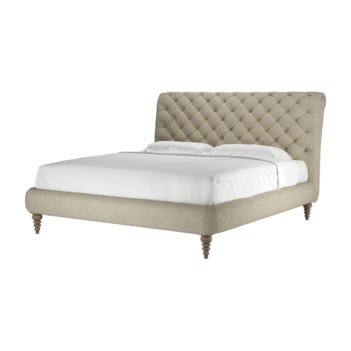 Knightsbridge Without Footboard Super King Bed in Pampas Hygge Smart Linen – image 1