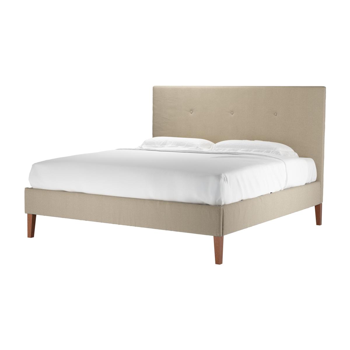 Avery 130cm Super King Bed in Pennine Stone Organic Smart Cotton – image 1