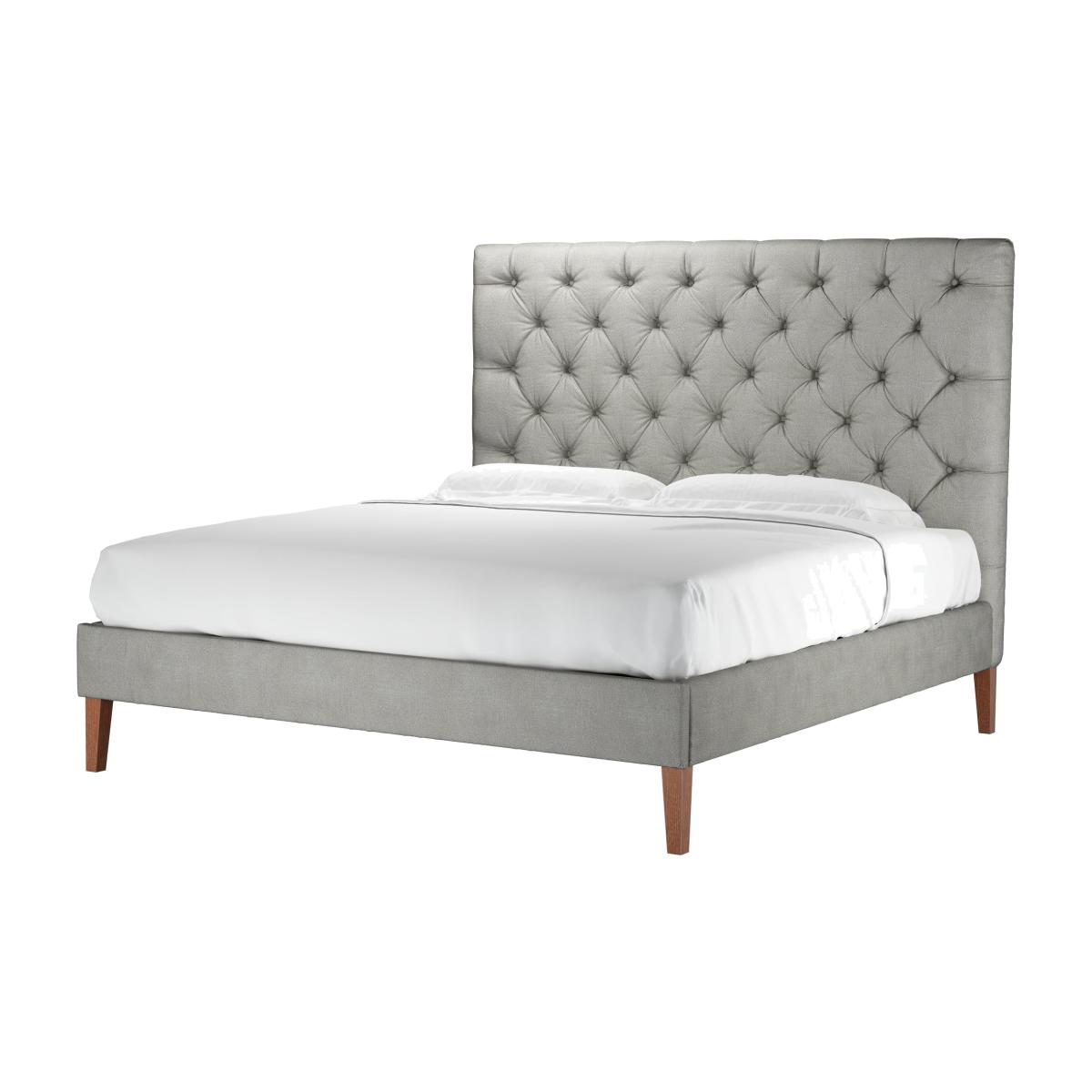 Rosalie 150cm Super King Bed in Mushroom Heathland Weave - sofa.com