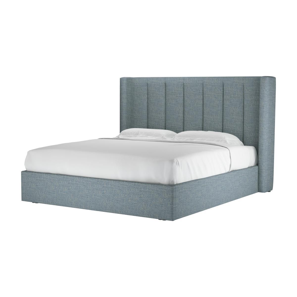 Cleo Super King Bed in Hydrangea Highland Tweed - sofa.com – image 1