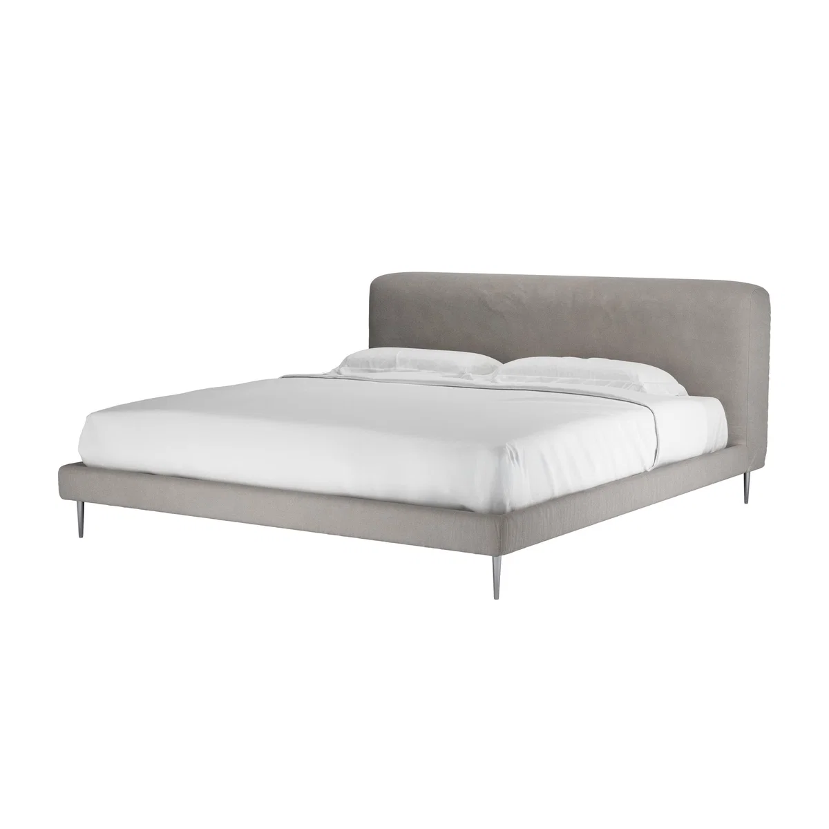 Lucy Super King Bed in Nimbus Aquaclean Clever Velvet – image 1