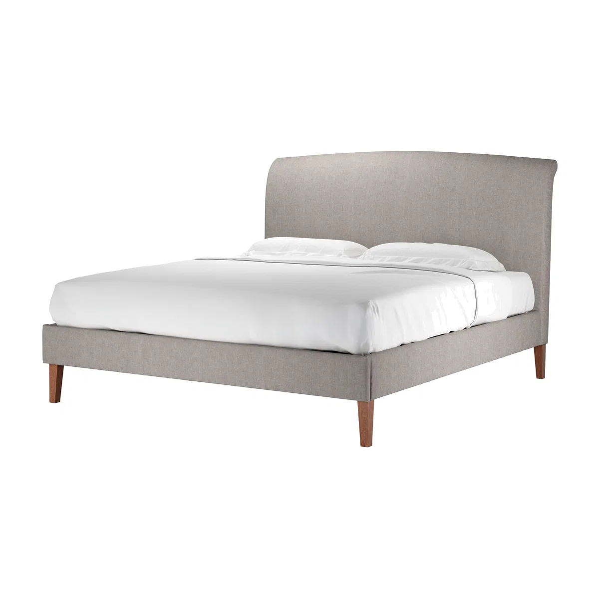 Thea Super King Bed in Serene Vermeer Linen - sofa.com