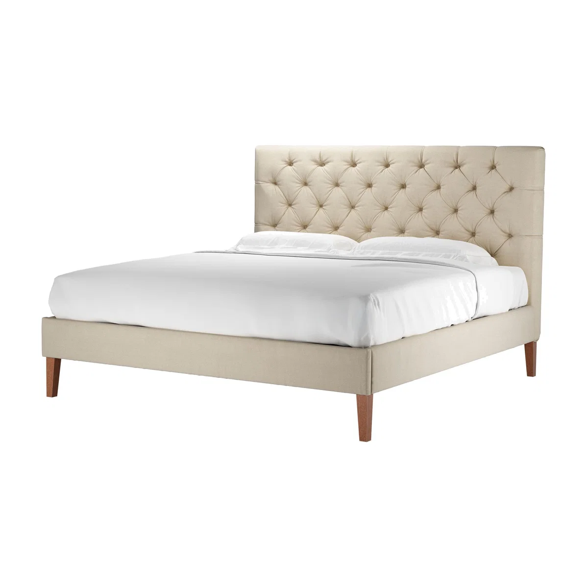 Rosalie 130cm Super King Bed in Moon Smart Cotton - sofa.com – image 1