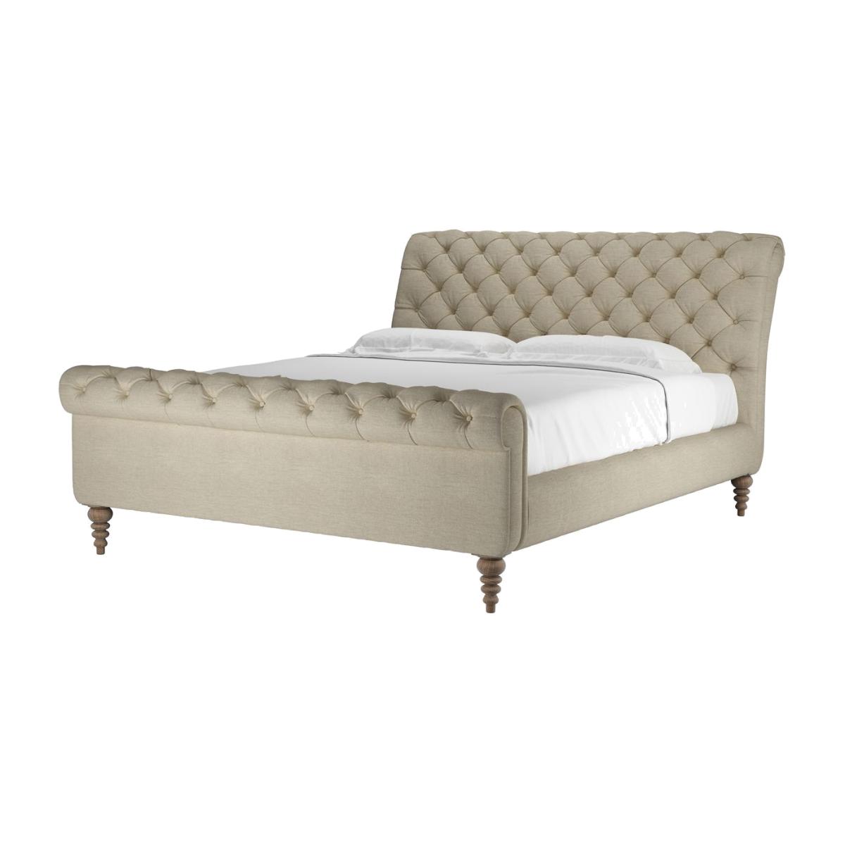 Knightsbridge Super King Bed in Pampas Hygge Smart Linen – image 1