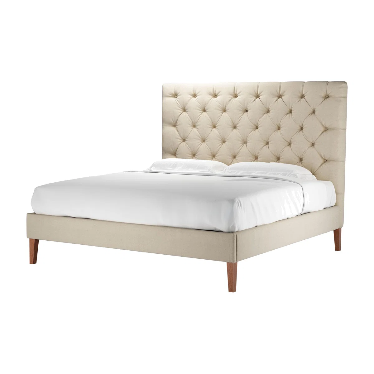 Rosalie 150cm Super King Bed in Moon Smart Cotton - sofa.com – image 1