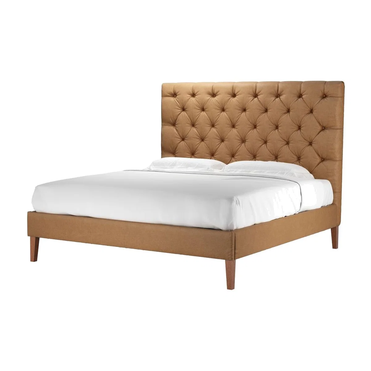 Rosalie 150cm Super King Bed in Saddle Antique Leather - sofa.com – image 1