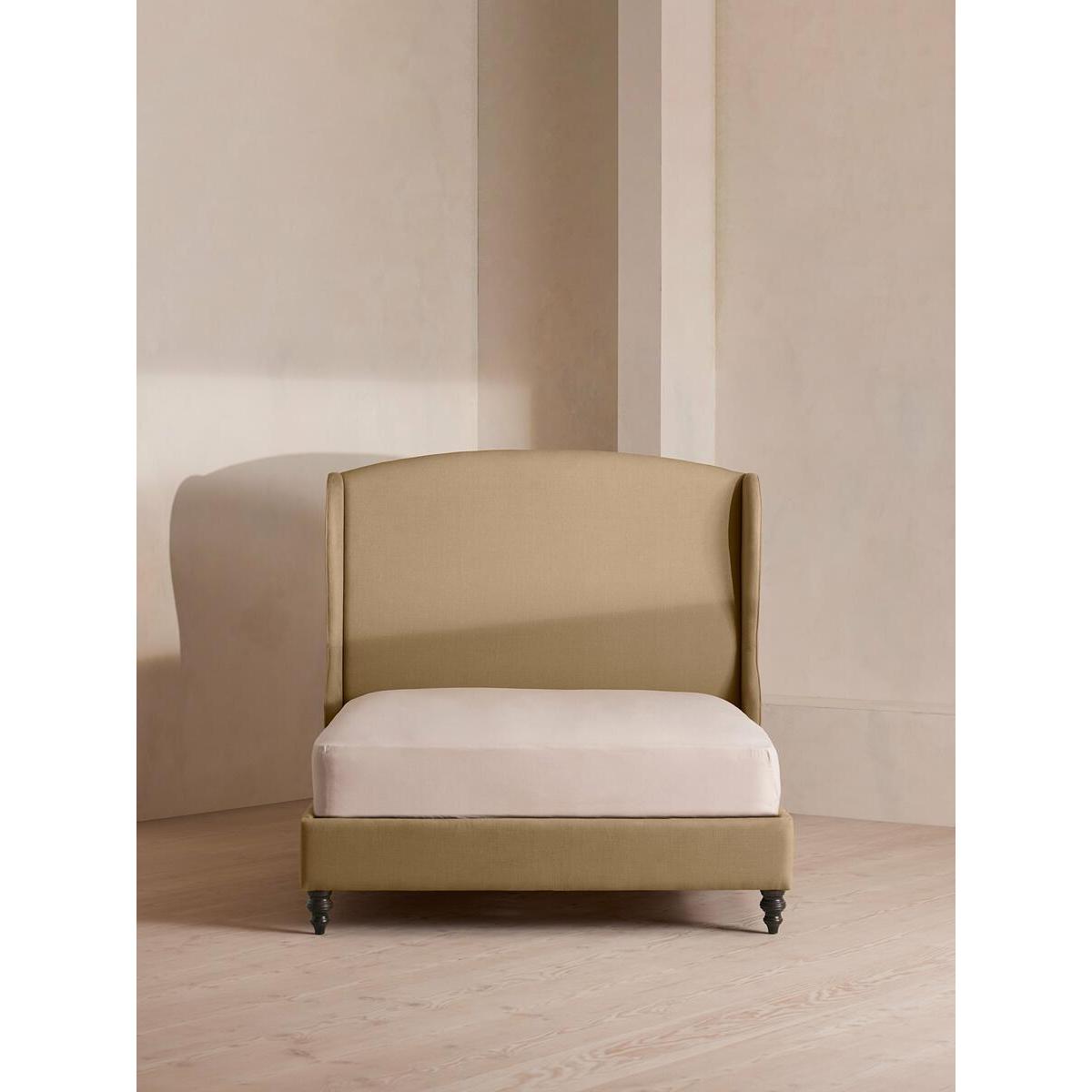 Rivas Bed, Super King, Linen, Wheat – image 2