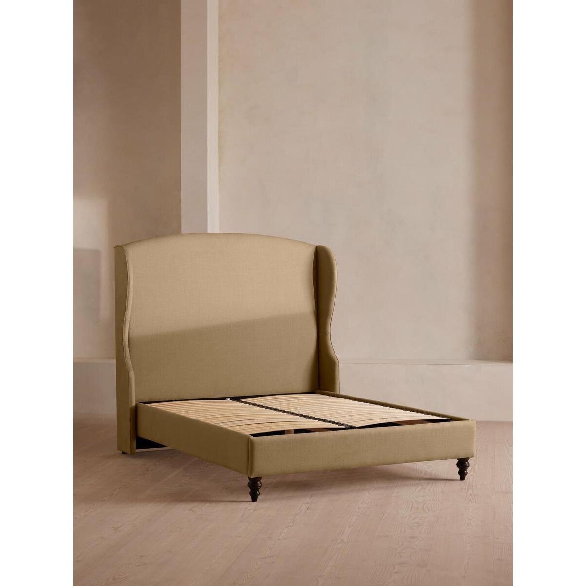Rivas Bed, Super King, Linen, Wheat – image 3