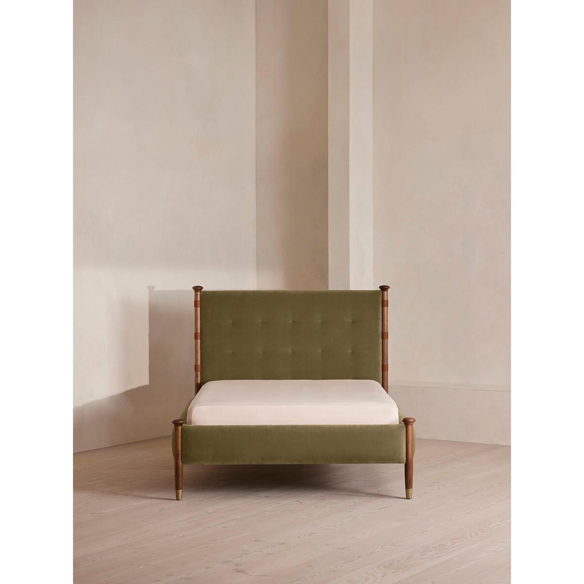 Paolo Bed, Superking, Velvet, Lichen – image 2