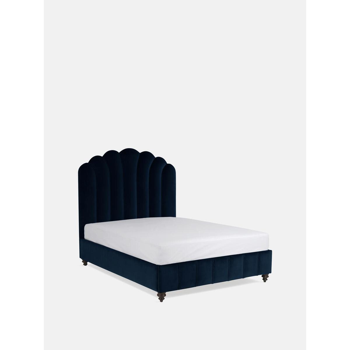 Manette Bed, Super King, Velvet Navy – image 2