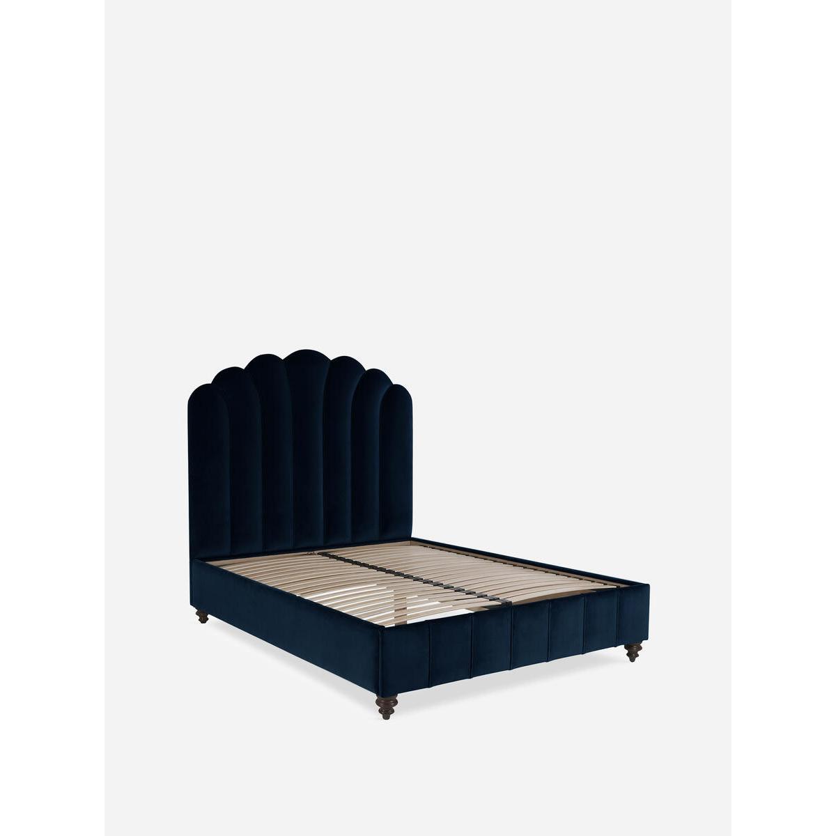 Manette Bed, Super King, Velvet Navy – image 3