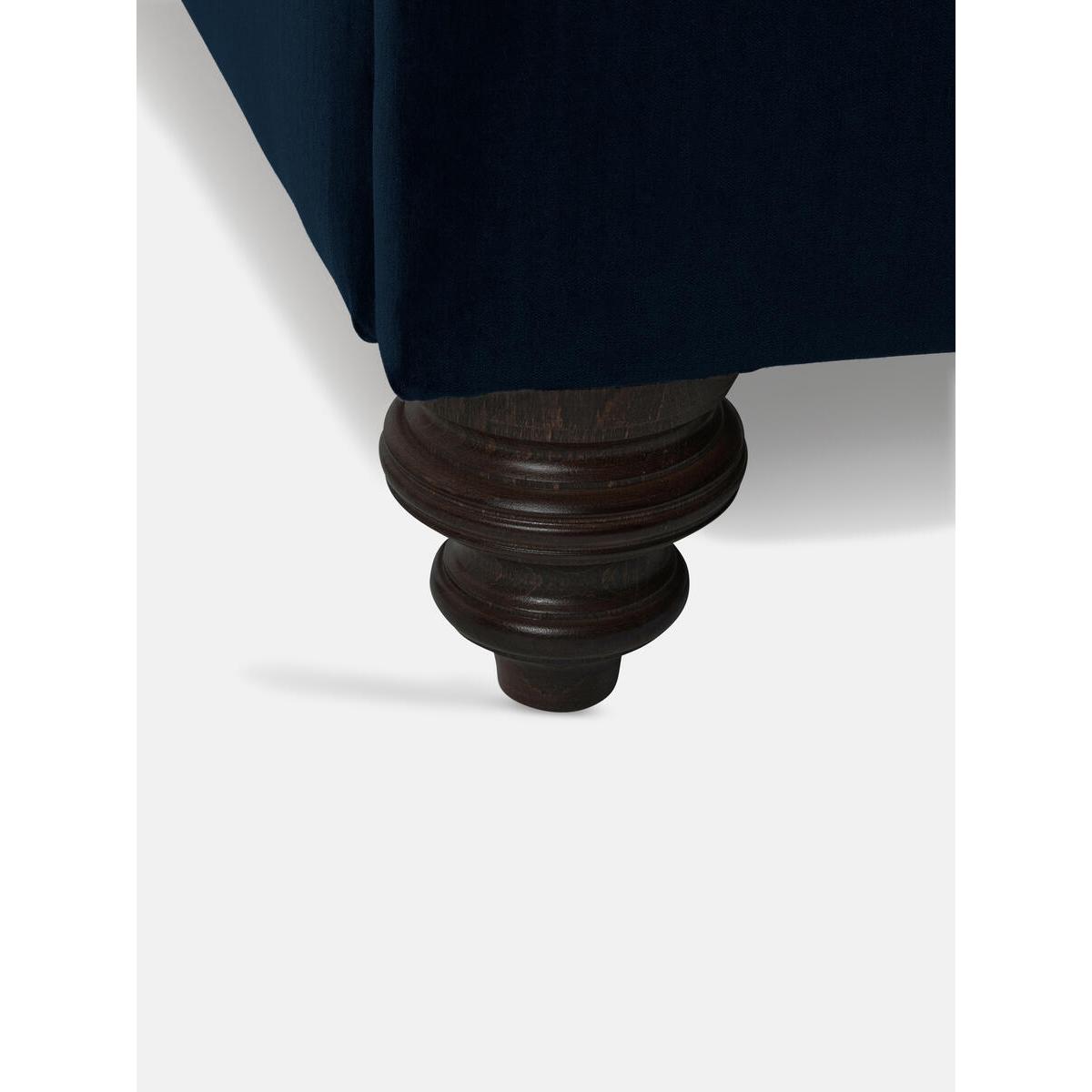 Manette Bed, Super King, Velvet Navy – image 6