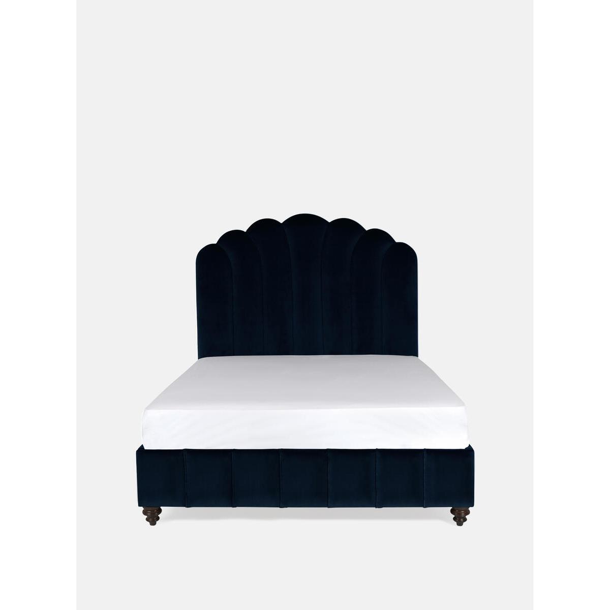 Manette Bed, Super King, Velvet Navy – image 1