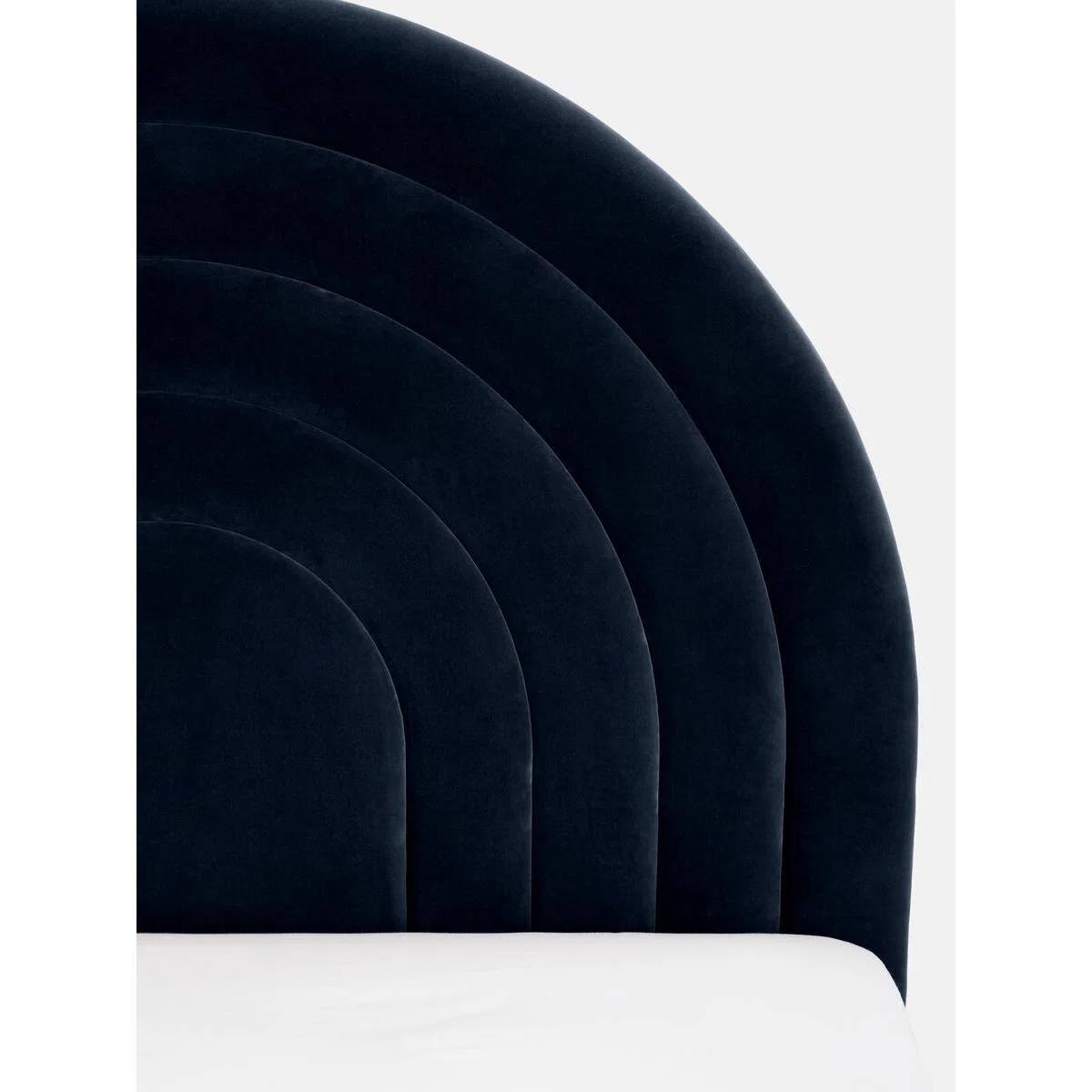 Archway Bed, Super King, Velvet Navy, UK – image 6