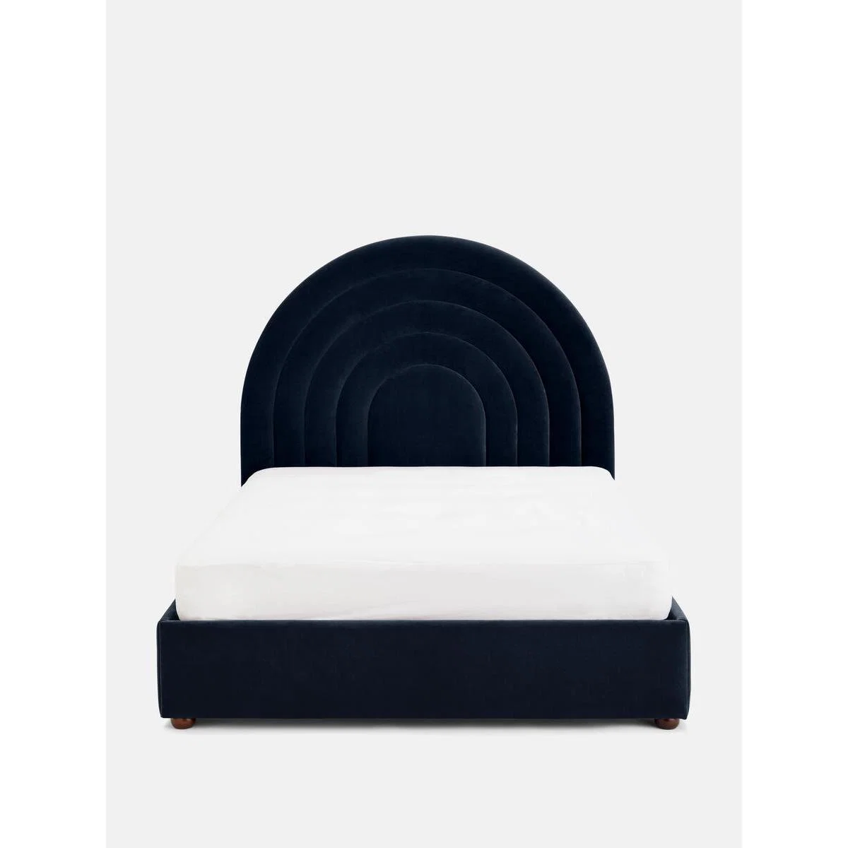 Archway Bed, Super King, Velvet Navy, UK – image 1