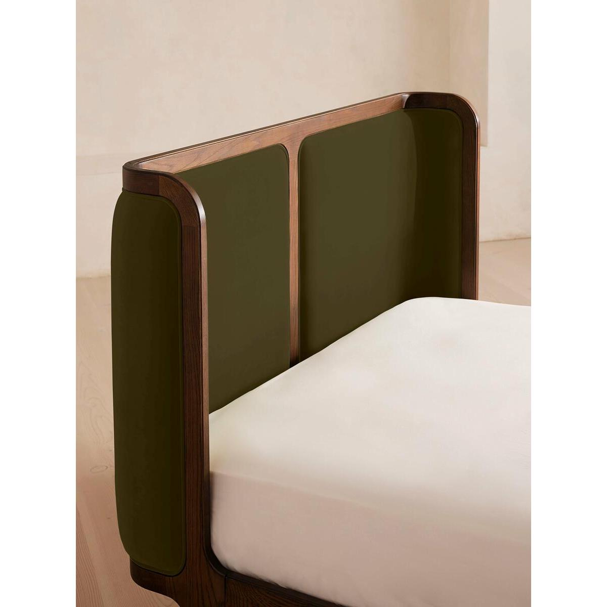 Belsa Bed, Super king, Velvet, Olive – image 5