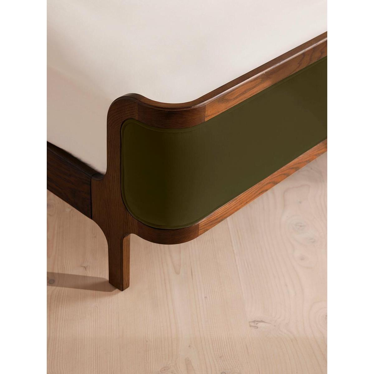Belsa Bed, Super king, Velvet, Olive – image 6