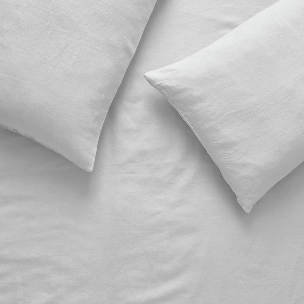 Habitat Linen White Fitted Sheet - Double – image 3