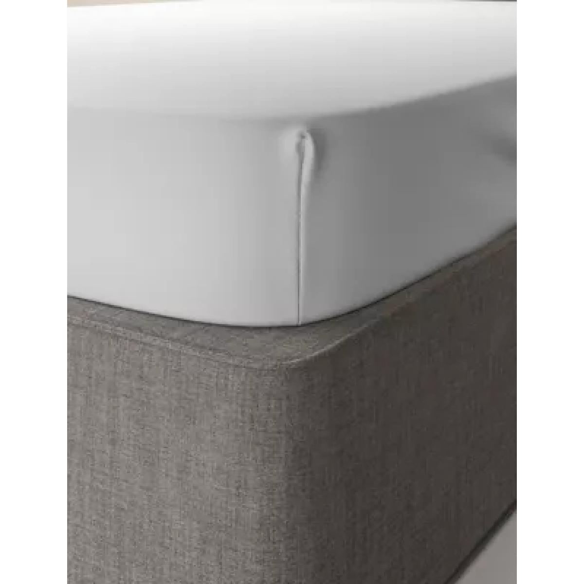 M&S Jersey Fitted Sheet - DBL - White, White,Grey Marl,Pink,Natural,Mid Blue – image 1