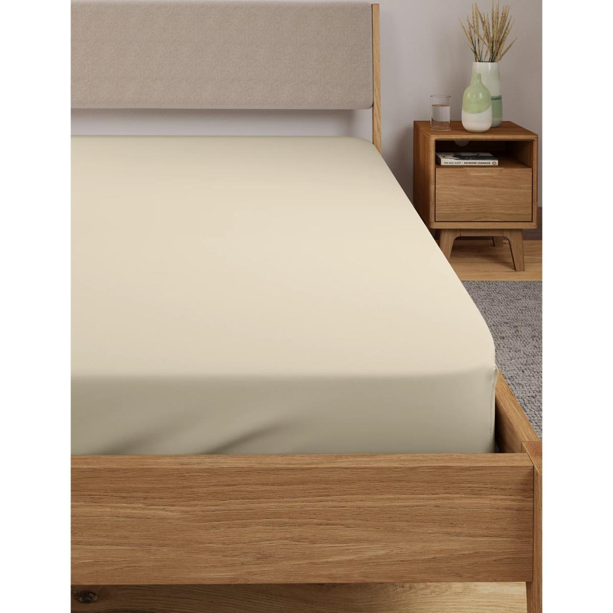 M&S Bamboo Fitted Sheet - DBL - Mint, Mint,Grey,White,Pink,Cream,Mid Grey,Mid Blue,Stone – image 3
