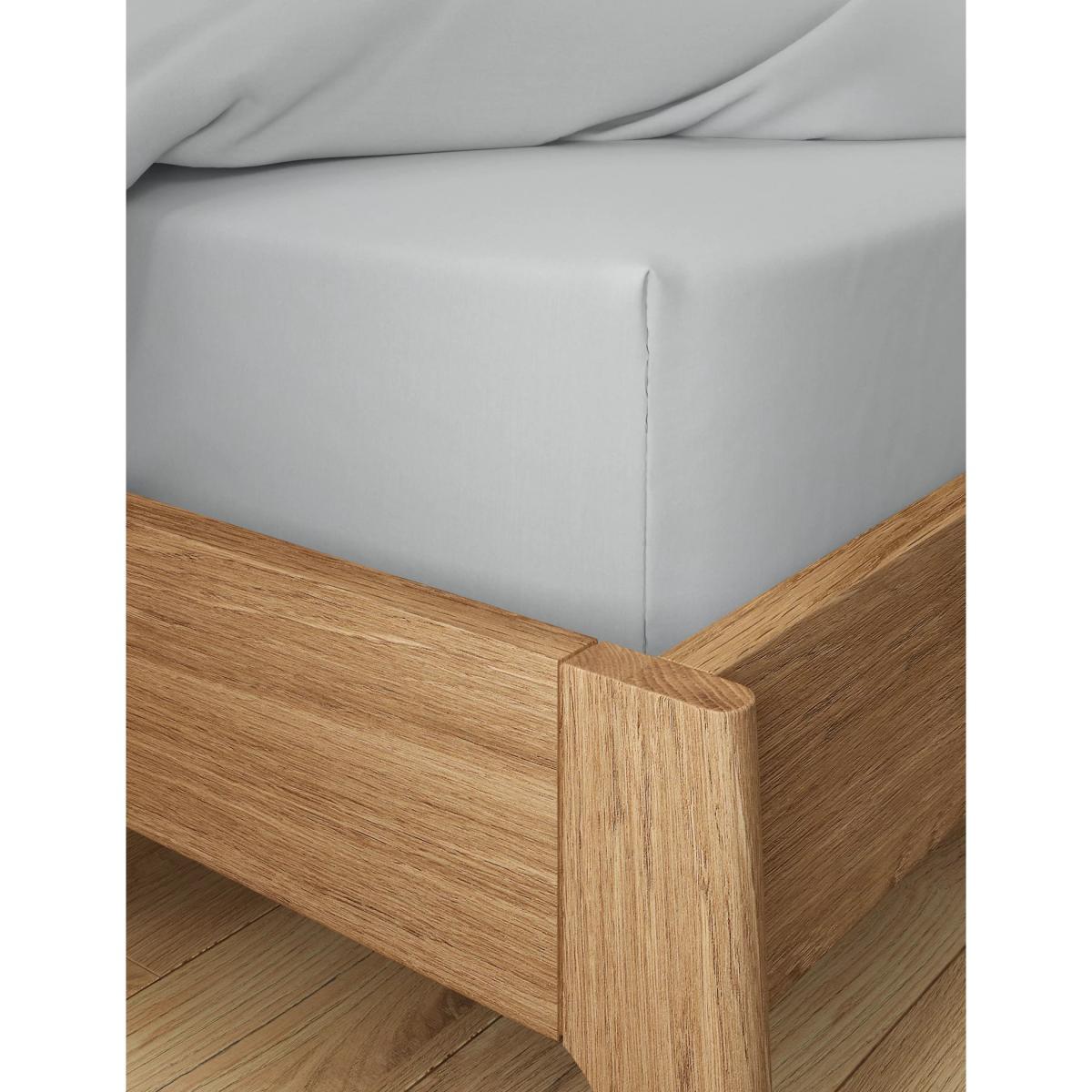 M&S Dreamskin&reg; Pure Cotton Deep Fitted Sheet - DBL - White, White,Light Grey,Cream,Duck Egg – image 2